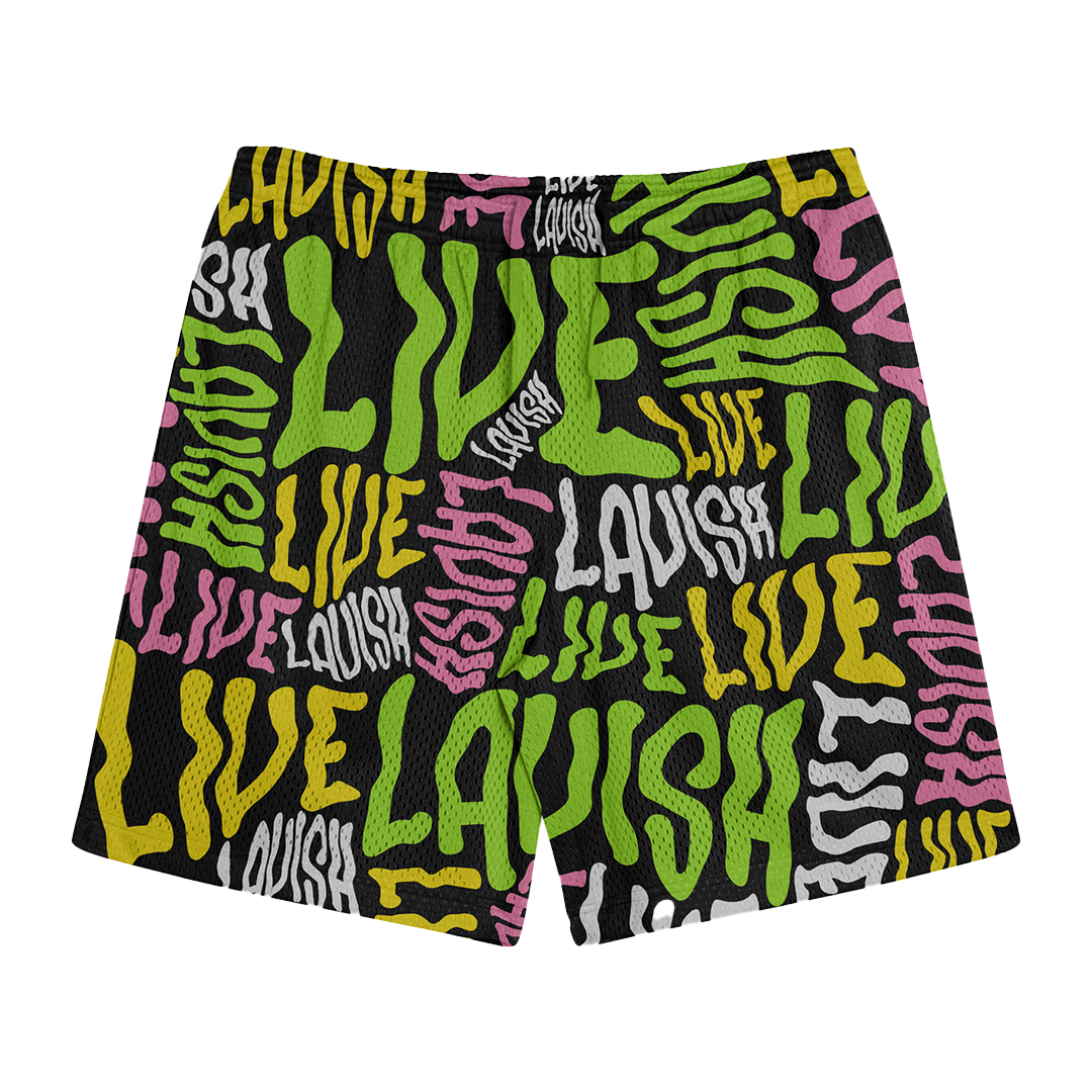 Lime Signature Shorts